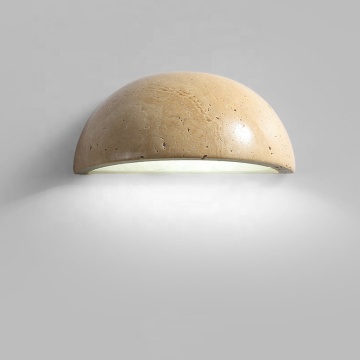 New Natural Yellow Cave Stone LED Wall Lamps for Corridor and Staircase