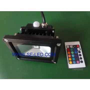 Epistar outdoor 10watt dream color led flood lighting