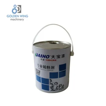 Automatic 10-20L Chemical Paint Tin Can Making Machine Production Line
