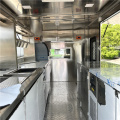 Camion barbecue mobile personnalisé pour brochettes de rue