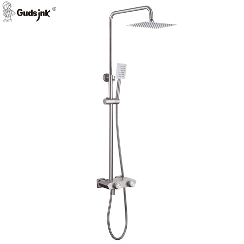 Douche Set Set en acier inoxydable Douche de salle de bain