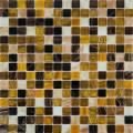 Linea oro tessere di mosaico in vetro moderno bronzo oro