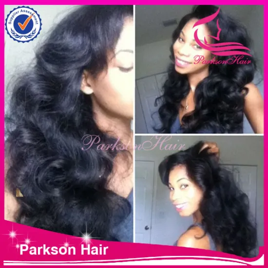 Fast delivery cheap and fine indian human hair wigs for black women