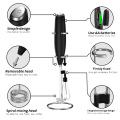 handheld milk frother electric milk steamer for cappuccino