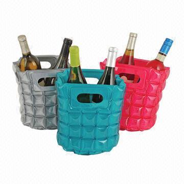 Inflatable wine cooler