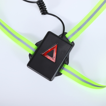 Durable Adjustable Outdoor Safety Chest Strap Running Light