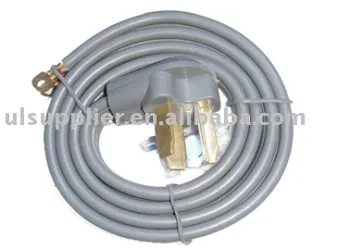 UL-listed 30AMP 3 Wire range and Dryer cords 4FT/SRDT cord(Sku#:06-PT100305)