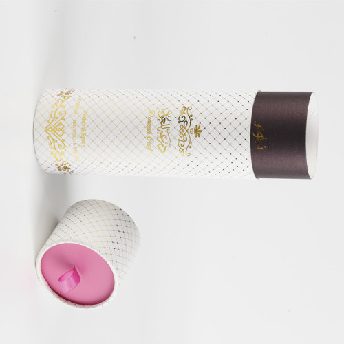 Beautiful Custom Cardboard Round Cylinder Gift Packaging Box