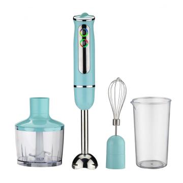 Colorful LED light food hand stick blender