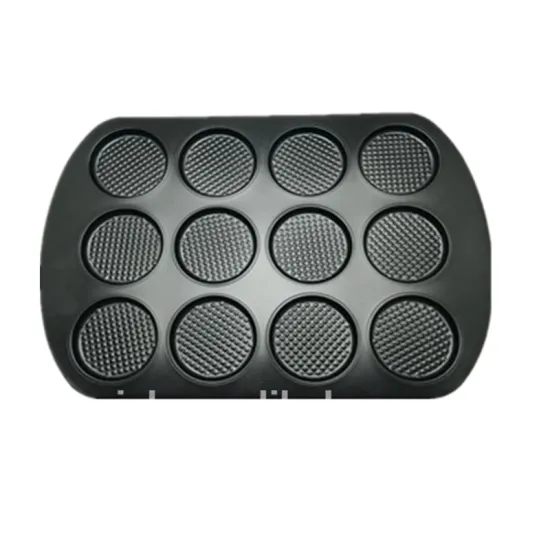 Big Size 12 Shape Black Color Cookies Tray