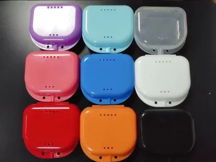Denture Storage Box Dental Store Orthodontic Retainer Box