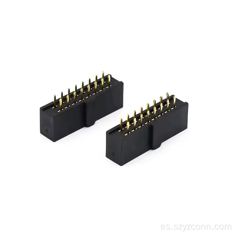 Conector de cabecera hembra de paso de 2,54 mm 22P