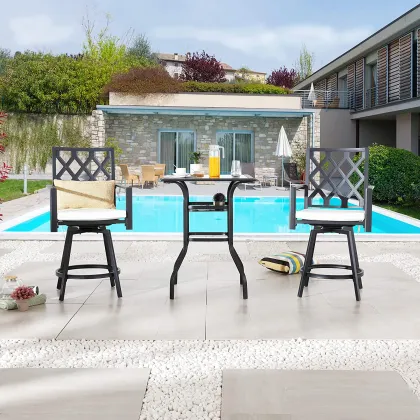 Premium Metal Balcony Garden Table Set