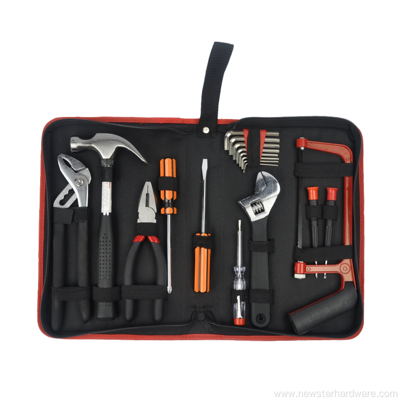 19Pcs Professional Hand Tool Bag Set