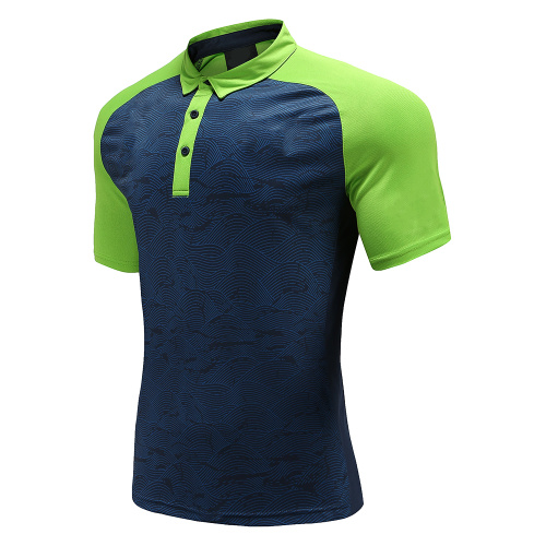 Mens Dry Fit Rugby Wear Polo Shirt Navy