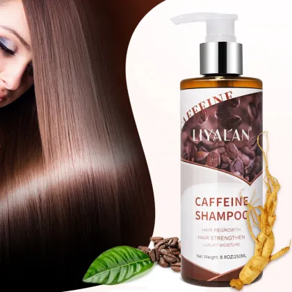 Private Label Hair Care Nourish Natural Caffeine Anti Hair Loss Hair Growth Shampoo