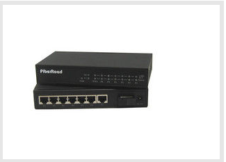 Rj45 Fiber Optic Switches 10M / 100M 1-Port FX Fiber Switch