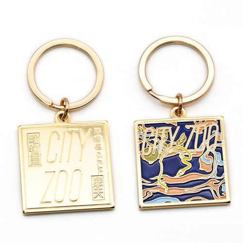 Personalized Own Design Enamel KeyChains