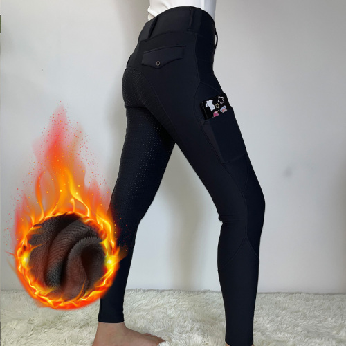 Winter Anti-pilling Full Silicone Women Breeches