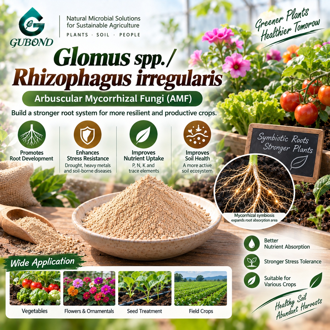 Glomus spp. Rhizophagus irregularis (3)