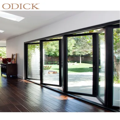 Custom size aluminum folding door
