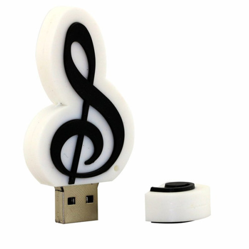 Mini music shape usb flash drive tools