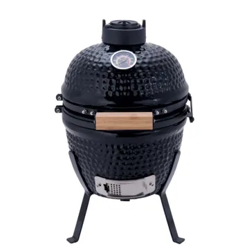Auplex Wholesale small Tabletop Ceramic 13" Kamado Joe komodo BBQ charcoal ceramic Grill