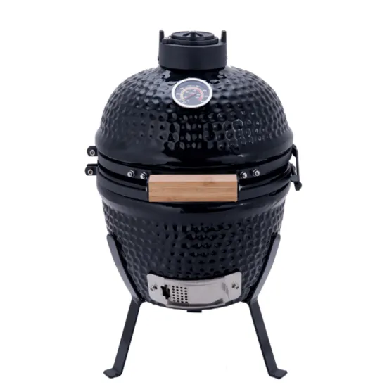 Auplex Wholesale small Tabletop Ceramic 13" Kamado Joe komodo BBQ charcoal ceramic Grill
