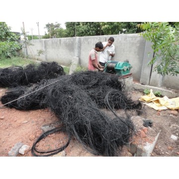 तेजी से स्थापना अपशिष्ट टायर Pyrolysis उपकरण