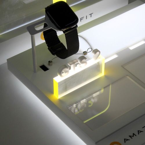 Acrylic Watch Display Rack Stand with LED