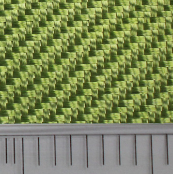 Fluorescent Green Fiberglass Woven Fabric with Reflection Properties