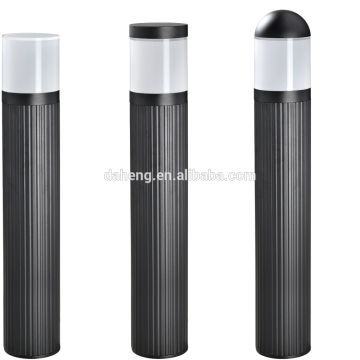 Outdoor aluminum LED bollard lawn light lamp/pc plycarbonate modern lighting,IP65 made in china,water proof,round,cylindrical