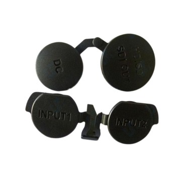 Custom Flexible DC/HD/SD/OUT Camera Lens Rubber Hood INPUT Silicone Plug