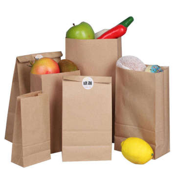 Wholesale Kraft Paper Sacks for Baked Bread and Grocery Merchandise