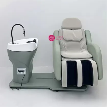 Yicheng Beauty Salon High-Quality Multi-Function Hair Washing Electric Massage Chair