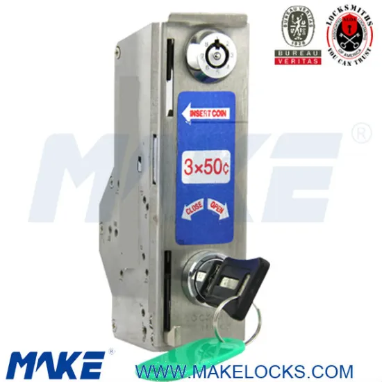 Coin Controlled Locker Lock With Master Key