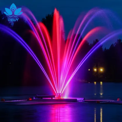 Outdoor lake aerator fountain