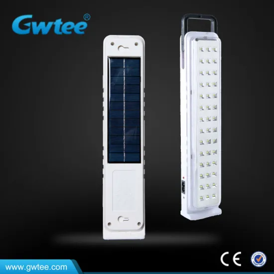 led rechargeable solar power emergency light