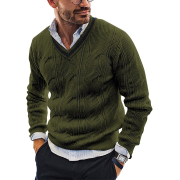 Herren -Langarmpullover Pullover Pullover Sweatshirt
