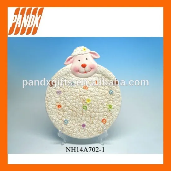 Easter sheep table decor