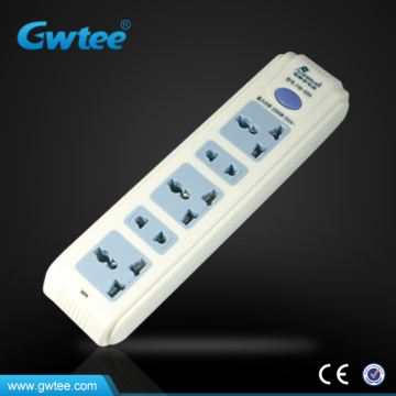 colorful 5 ways extension electrical trailing sockets FXD-325A