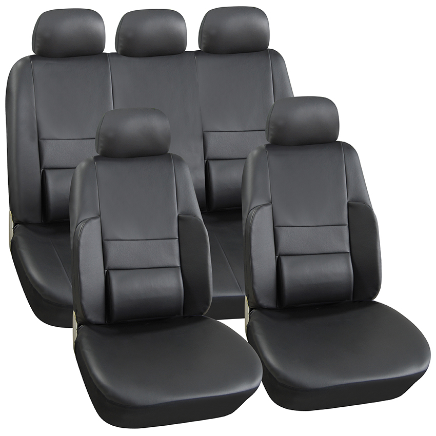 Cubierta de asiento de automóvil de lujo en conjunto de lujo de cuero PVC