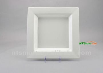 Porcelain Plate/Porcelain Dinnerware Set,Comes in White and Bright Glaze Colors, Ideal for Hotels