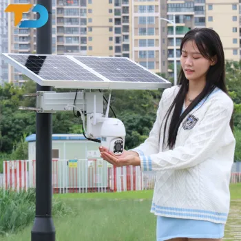 Solar-Powered Outdoor Security Camera System: TecDeft 4G WiFi 2MP PTZ Camera with Battery and Solar Panel Kit