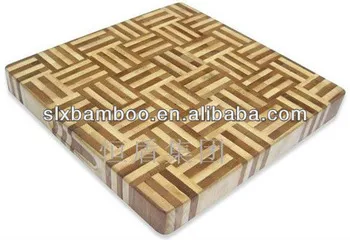 More stronger end-grain bamboo butcher chopping block