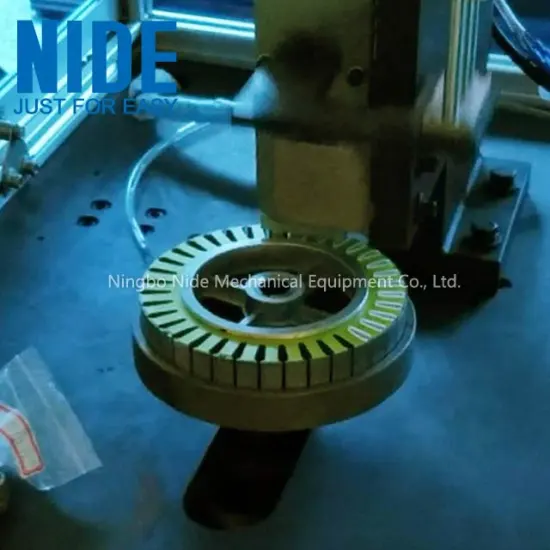 Balanced scooter stator Insulation paper inserting machine