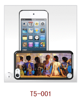 Art Picture 3d Case For Ipod Touch 5,pc Case Rubber Coated 