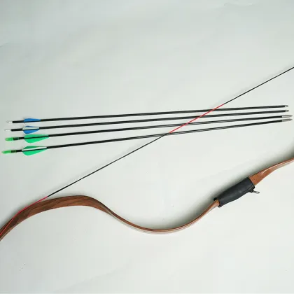 The carbon arrow used in the recurve bow