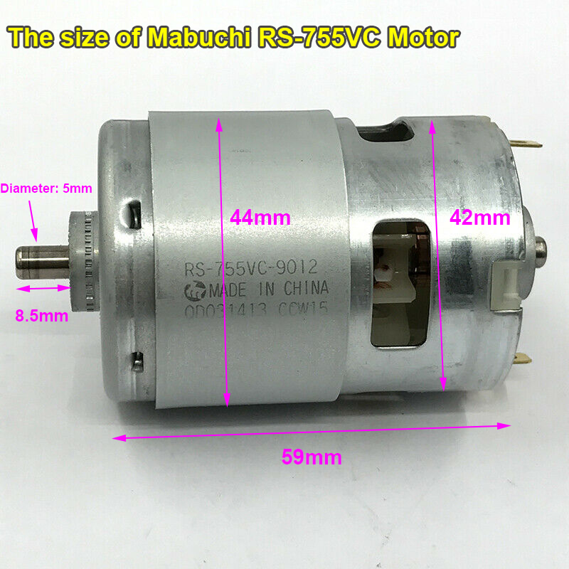 MABUCHI RS-775WC-A010 DC 12V 14.4V High Speed Power Large Torque Electric Motor 