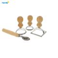 Set di timbri per cuoco ravioli in legno